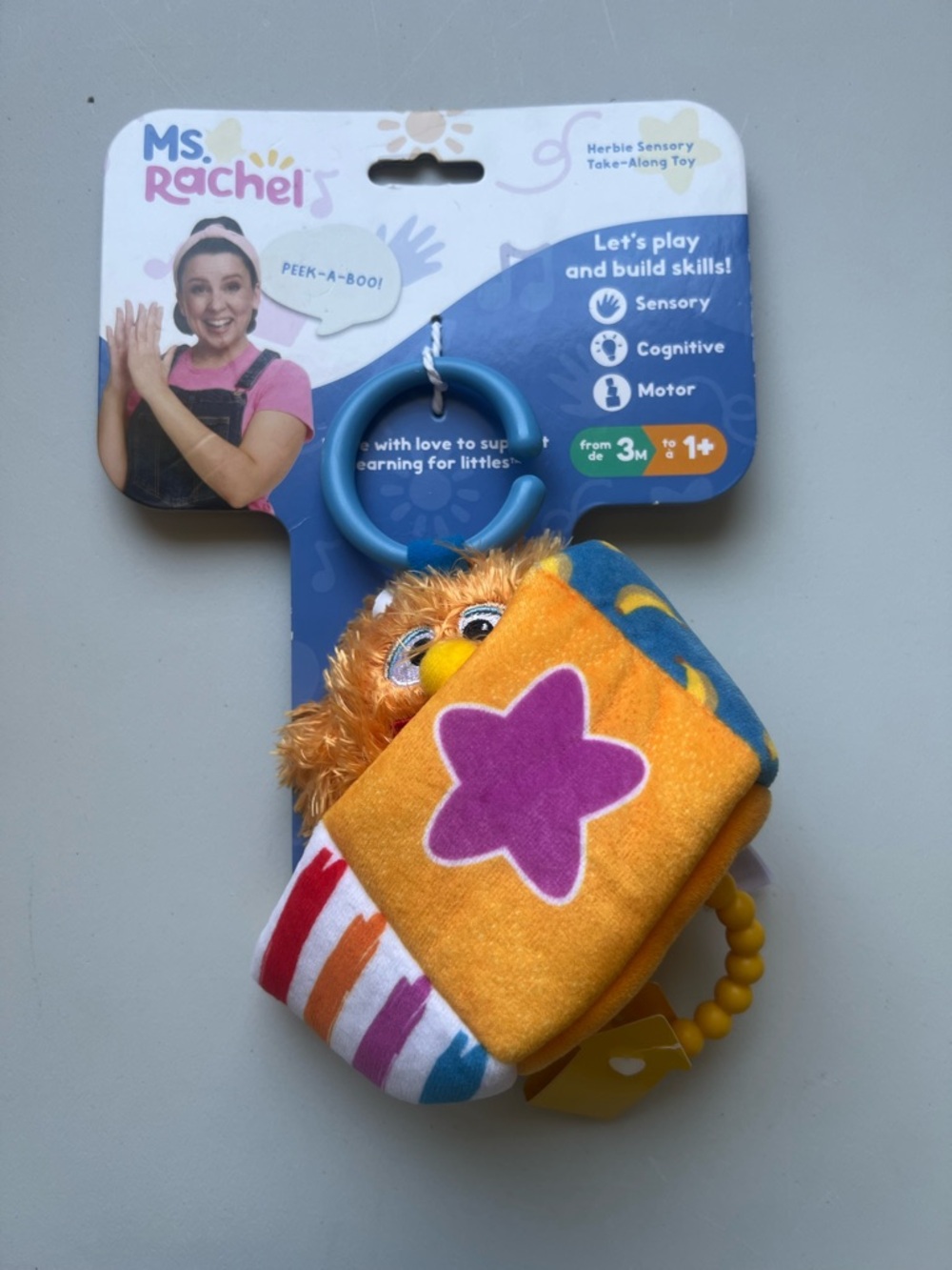 Ms. Rachel Sensory Take-Along Toy - Herbie